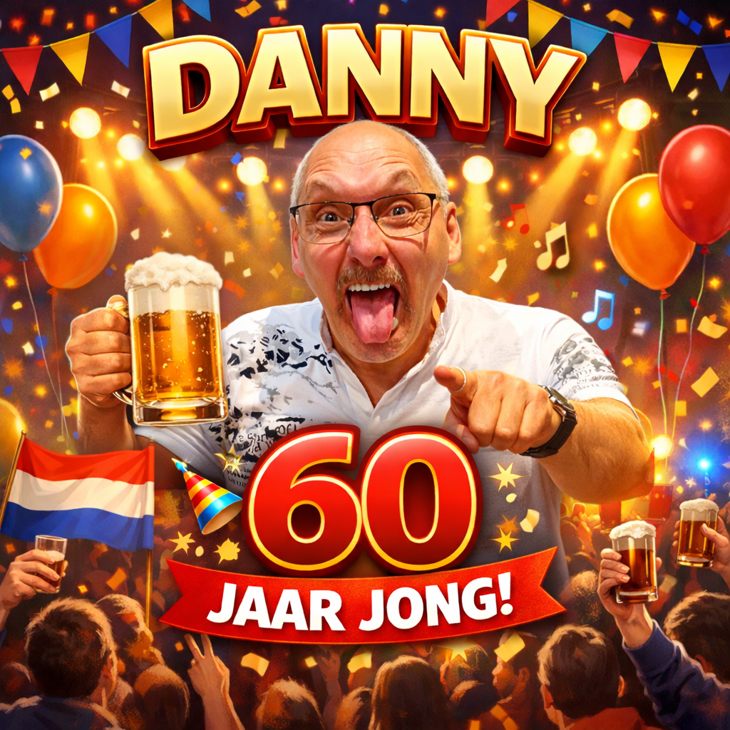 Danny 60 Jaar Jong